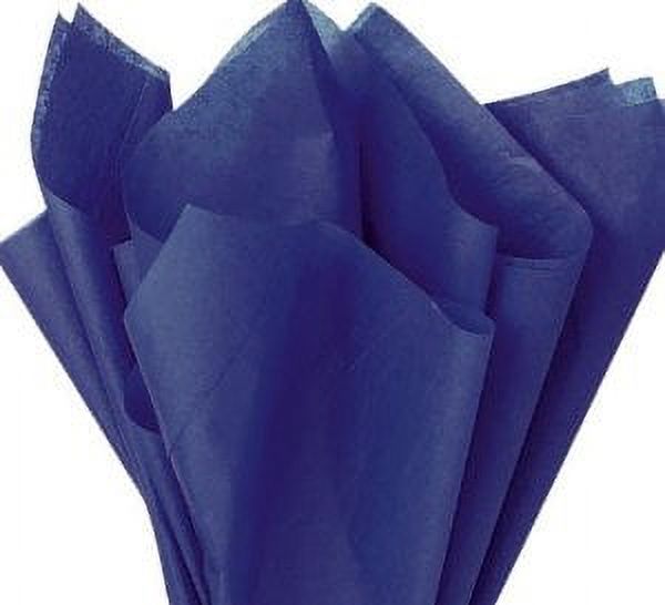 Dark Blue Tissue Paper 20 Inch X 30 Inch Sheets Premium Gift Wrap Paper